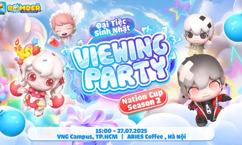 Bomber VNG tổ chức viewing party xem chung kết National Cup