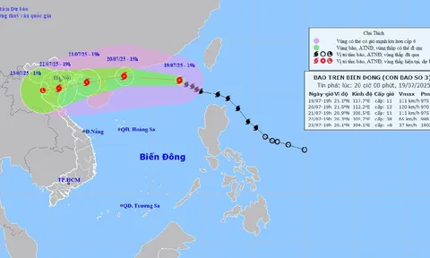 Tin mới nhất: Bão số 3 - bão Wipha mạnh như thế nào? Dự báo thời điểm bão đổ bộ vào đất liền
