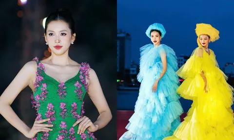Tiểu Vy vedette, Quỳnh Anh – Bùi Quỳnh Hoa first face tỏa sáng Cruise: Khi ký ức phố thị giao thoa hiện đại