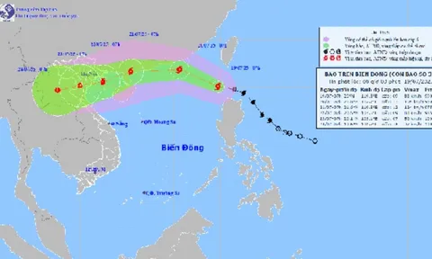 Cập nhật Khẩn Cấp cơn bão số 3: Bão WIPHA cách Quảng Ninh 140km, Hải Phòng 70km, sức gió giật cấp 13 cực mạnh