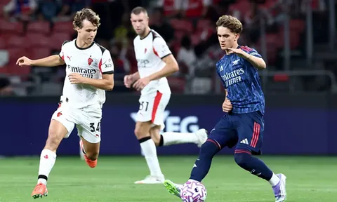 Màn trình diễn của sao mai Arsenal trước Milan khiến các CĐV trầm trồ