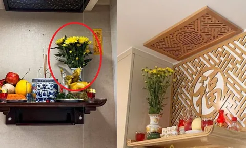 Vì sao trên bàn thờ, không được đặt bình hoa ở bên phải?