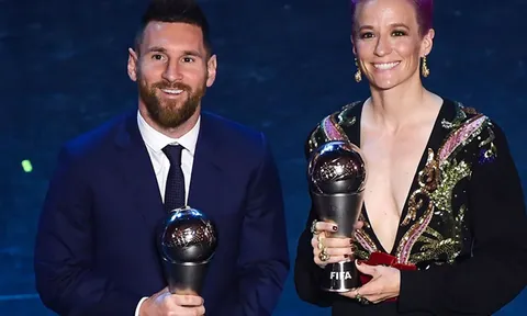 Megan Rapinoe "vừa buồn vừa giận" Messi và Ronaldo