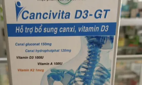 Thu hồi 2 lô sản phẩm bổ sung Canxi, D3 vì có những thành phần không có trong hồ sơ công bố