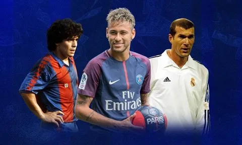 Neymar vượt Zidane: Giữ kỷ lục cầu thủ đắt giá hàng đầu lâu nhất lịch sử bóng đá