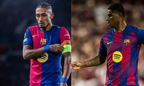 Raphinha không ngại cạnh tranh với Rashford tại Barca