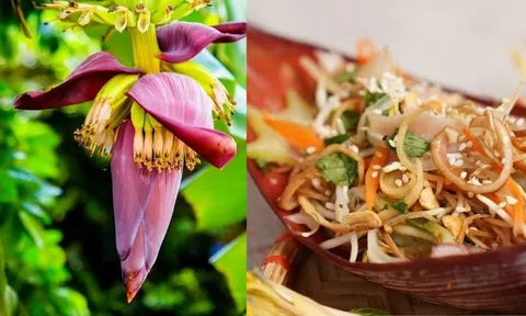 Hoa chuối dân dã nhưng giàu dinh dưỡng mang đến vô vàn lợi ích cho sức khỏe