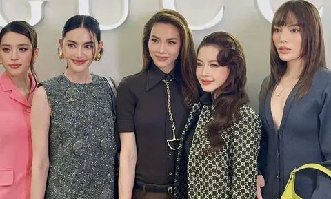 Dàn hoa hậu, á hậu Việt ‘bùng nổ visual’ khi đọ nhan sắc cùng Mai Davika