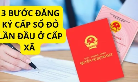 Kể từ nay, thủ tục cấp sổ đỏ lần đầu tại cấp xã chỉ mất 3 bước: Người dân cần nắm rõ