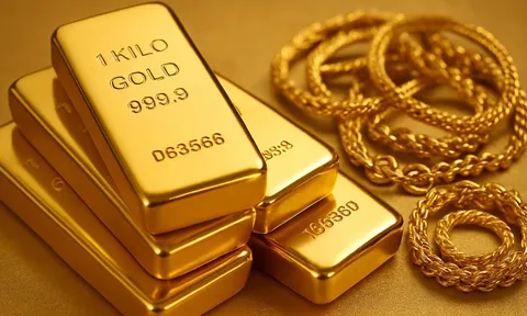 Bảng giá vàng 9999 24K 18K SJC DOJI PNJ hôm nay 8/8/2025