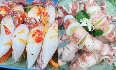 Hấp mực chỉ bỏ nước lạnh thôi chưa đủ: Thả thêm loại nước này vào mực hết sạch mùi tanh, giòn sần sật