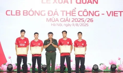 4 cầu thủ Viettel được Bộ Quốc phòng khen thưởng