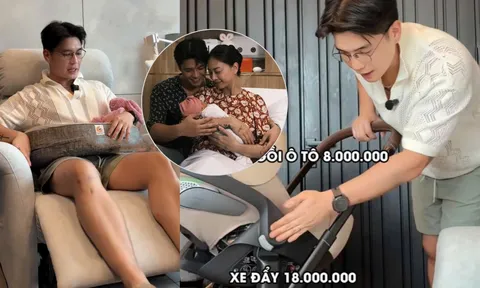 Vợ chồng Ngô Thanh Vân chi 100 triệu sắm đồ đón công chúa đầu lòng dân mạng chê vô dụng, chật nhà