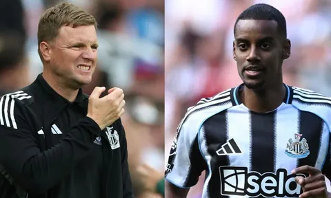 Alexander Isak vắng mặt, HLV Eddie Howe thất vọng vì trận hòa của Newcastle