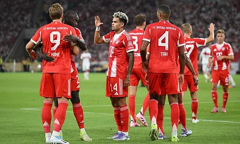 "Song sát" Kane - Diaz mang về Siêu cúp Đức cho Bayern Munich