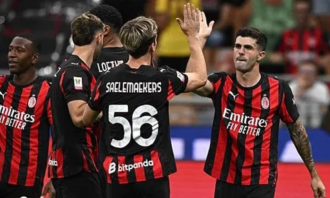 Leao và Pulisic nổ súng, AC Milan nhẹ nhàng đánh bại Bari