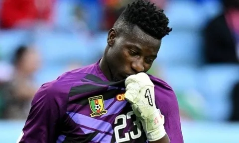 Phản ứng của Onana sau khi bị loại ở trận MU thua Arsenal