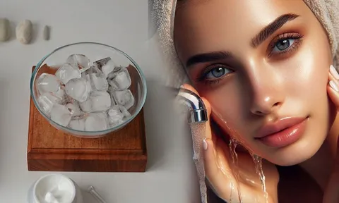 Cách rửa mặt bằng nước đá an toàn và hiệu quả