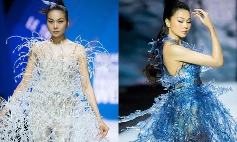 Thanh Hằng tiết lộ cách catwalk với váy nặng 50kg, truyền cảm hứng cho thí sinh Next Top Model 2025