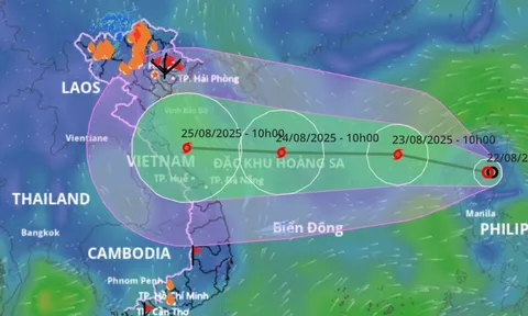 Chú ý: Bão số 5 sắp hình thành cường độ cực mạnh đang tiến về đất liền, ngày 25.8 ảnh hưởng tới Việt Nam