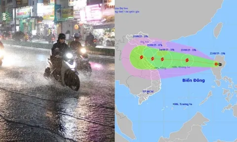 Chú ý thời tiết hôm nay: Bão trên biển Đông rất mạnh, cảnh báo vùng mưa dông rất to