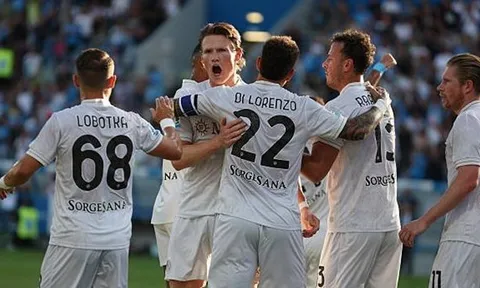 "Song sát" McTominay - De Bruyne giúp Napoli thắng dễ Sassuolo