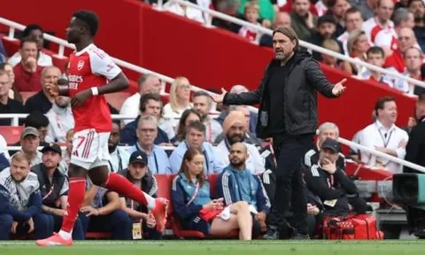 HLV Daniel Farke thừa nhận Arsenal quá mạnh sau trận thua 0-5