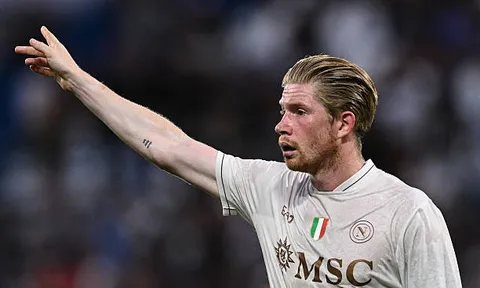 Kevin De Bruyne: Màn ra mắt hoàn hảo và lời khẳng định đẳng cấp tại Napoli