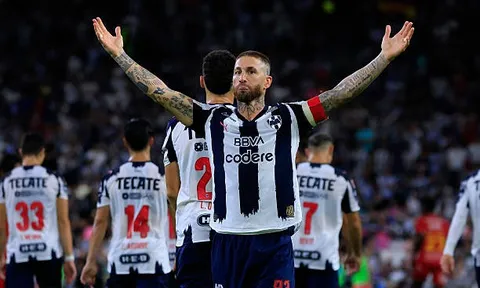 Sergio Ramos nổ súng trong chiến thắng hủy diệt của Monterrey