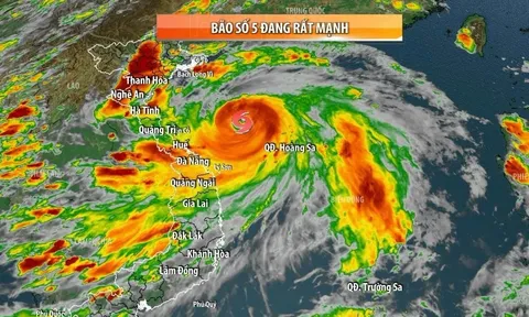 Bão số 5 giật cấp 17, đang tiến thẳng vào đất liền: Tỉnh nào sẽ trực tiếp "gánh bão"?