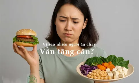 Vì sao nhiều người ăn chay vẫn tăng cân vù vù?