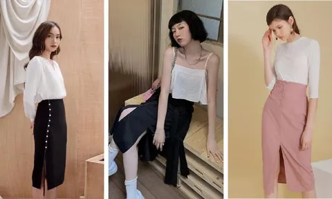 Bật mí 4 công thức mix váy xẻ tà quyến rũ đầy phong cách
