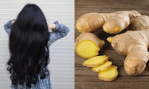 Cách gội đầu bằng nước gừng giúp giảm rụng tóc, tóc con mọc tua tủa