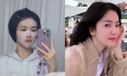 Song Hye Kyo áp dụng tuyệt chiêu này để dưỡng da cấp tốc trước giờ ghi hình