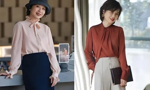 Đây chính là 2 kiểu áo là khắc tinh của chị em 40+