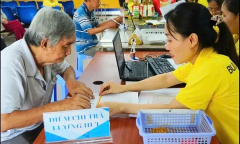 Lịch trả lương hưu tháng 9/2025