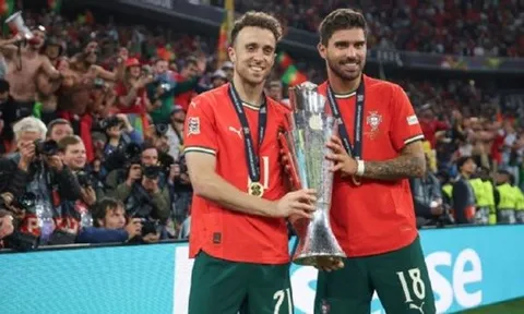 Ruben Neves nhận áo số 21 để tưởng nhớ Jota cùng tuyển Bồ Đào Nha