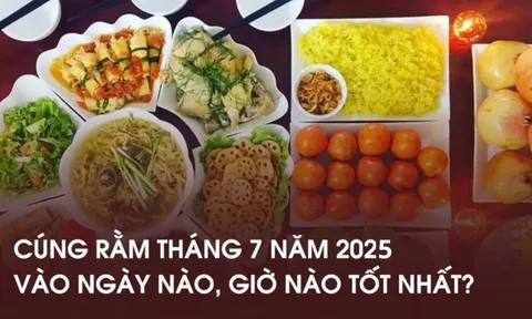 Cúng Rằm tháng 7 Âm lịch 2025 ngày nào đẹp nhất? Gia đạo bình an, hút tài lộc