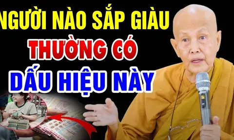 Dấu hiệu người Sắp Trúng Số Giàu To: Càng già càng giàu, phúc lộc 3 đời không lo cạn
