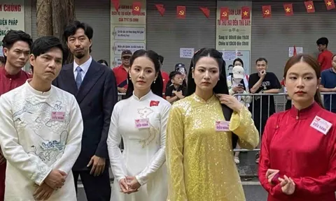 Khoảnh khắc hiếm hoi Hoàng Thùy Linh – Đen Vâu xuất hiện cùng nhau ở tổng duyệt Quốc khánh 2/9