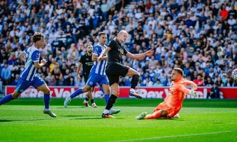 Chấm điểm Man City: Haaland ghi bàn; Rodri không thể cứu đội trước Brighton