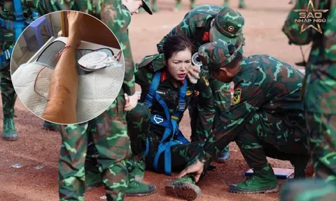 Minh Tú bị đứt dây chằng chéo trước, rách sụn chêm và dập xương sau chấn thương tại “Sao Nhập Ngũ”
