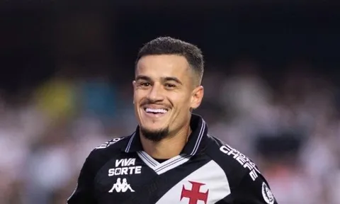 Coutinho ghi bàn giúp Vasco da Gama thoát khỏi nhóm đèn đỏ
