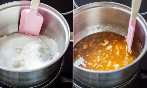Vì sao thắng đường làm nước hàng không nên dùng đũa để khuấy?