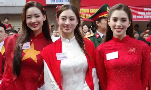 Ba thế hệ Miss World Vietnam hoà giọng cùng dàn nghệ sĩ hát chào mừng Quốc khánh 2/9