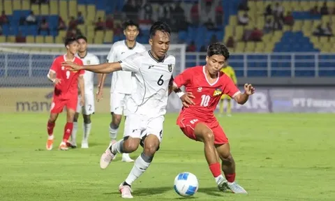 HLV U23 Indonesia thất vọng sau trận hoà Lào