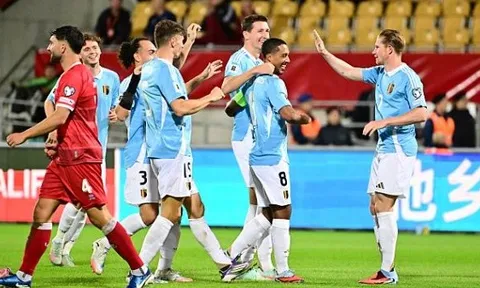De Bruyne ghi dấu ấn, Bỉ thắng hủy diệt 6-0