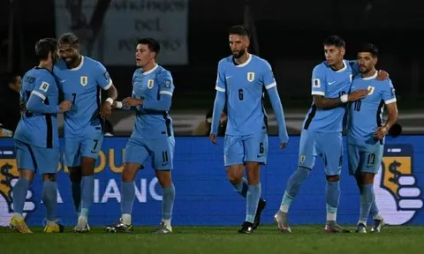 Uruguay vượt qua Peru, chính thức giành vé dự World Cup 2026