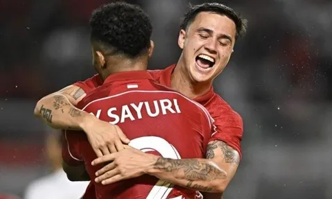 Kluivert tự hào về chiến thắng 6-0 của Indonesia trước Đài Loan