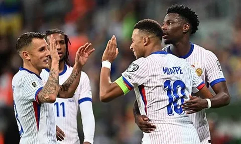 Mbappe tỏa sáng, Pháp nhọc nhằn đánh bại Ukraine